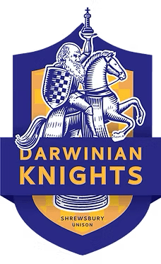 Darwinian Knights Chess Club logo